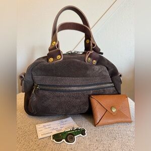 Go Forth Goods Chocolate Suede Mini Hoffman